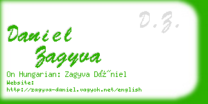 daniel zagyva business card